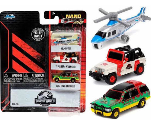 Jada Nano Hollywood Rides Jurassic World Die Cast Jurassic