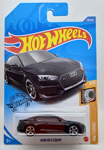 Hot Wheels Audi Rs 5 Coupe No. 118/250 Negro 2018