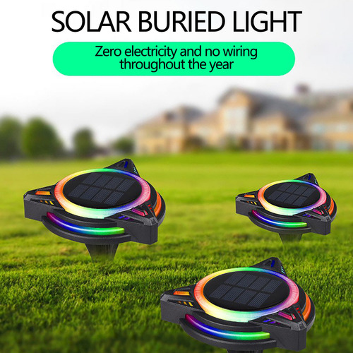Luces De Jardín Led Solares Enterradas Bajo Tierra Para Jard