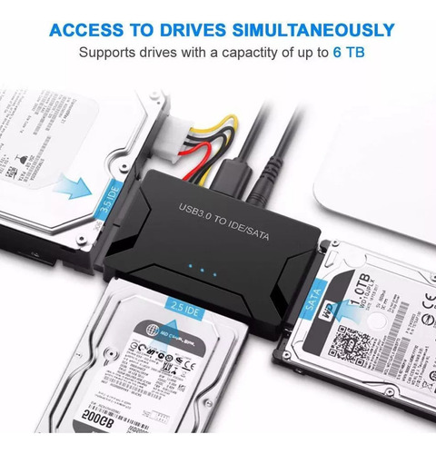 Adaptador De Disco Rígido Sata/ide Para Usb 3.0