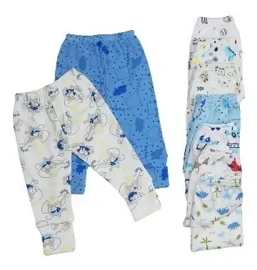 Kit 3 Calças Mijão Suedine Vira-Pé Menino e Menina