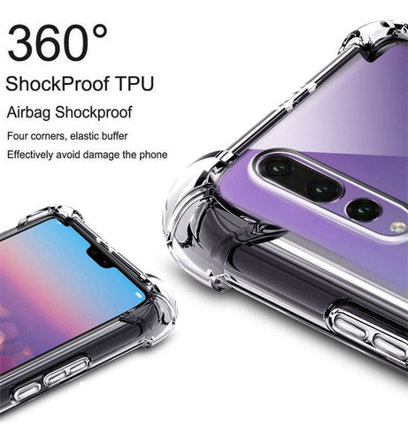 Funda De Silicona A Prueba De Golpes Para Huawei Nova 3i Lite