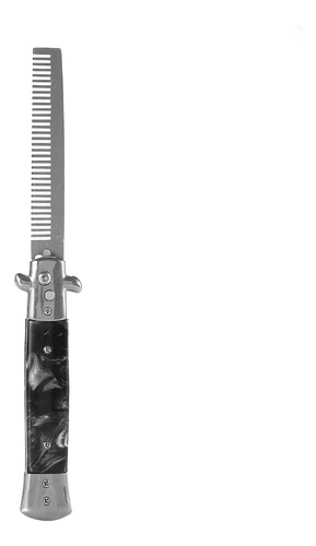 Peine Switchblade, 1 Unidad, De Acero Inoxidable, Con Forma