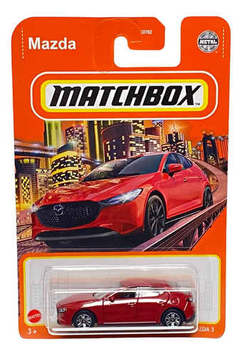 Matchbox Mazda 3 2019 (rojo)