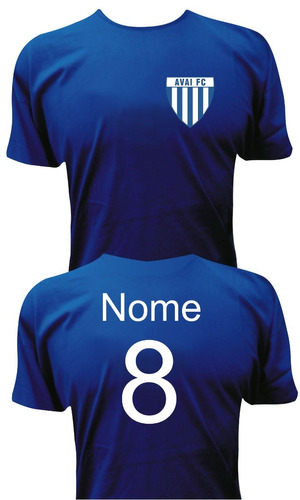 Camiseta Avai Personalizada Com Nome E Número