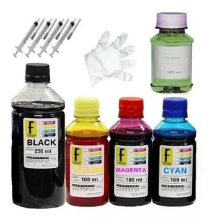 650mlkit Tinta Cartucho Compatível Impressora Epson Hp Canon