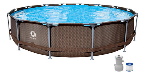 Piscina Estructural 4.27m X 0.84m Round Steel Frame Pool