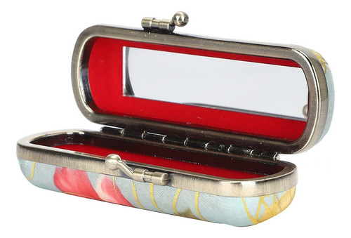 Estuche De Lápiz Labial Con Espejo Mini Lápiz Labial Caja De
