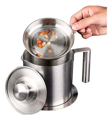 Recipiente De Cocina Para Filtrar Y Guardar 1,7 Litros