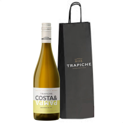 Vino Trapiche Costa & Pampa Sauvignon Blanc + Bolsa Regalo