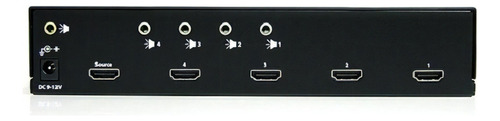 Audio Splitter Startech St124hdmi2 Con 4 Puertos Hdmi /v