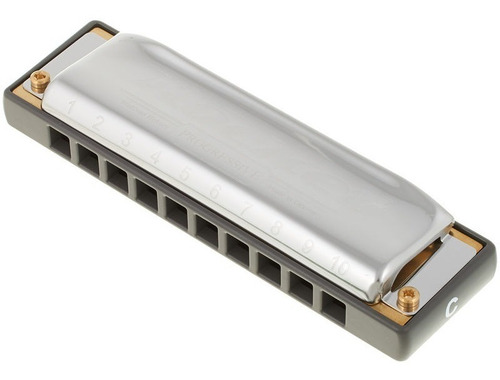 Imagen 9 de 10 de Armonica Profesional Hohner Rocket Tono C Alemana Estuche Do