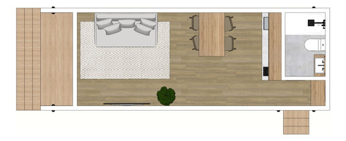Casa Tipo Tiny House En Eco Islandia, Escobar