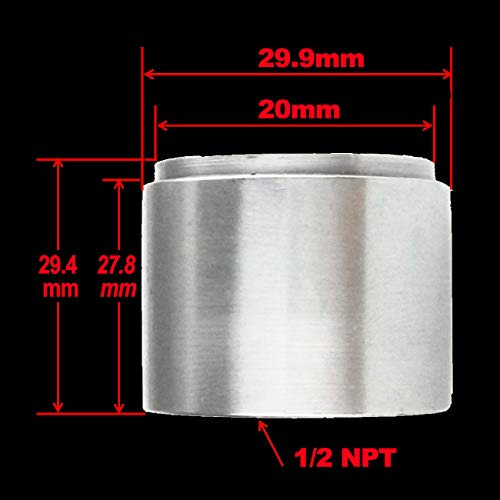 3/8 Npt Soldadura Tapón Hembra Tuerca De Acero Inserto...