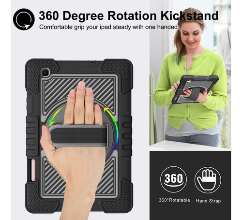 Imagen 3 de 9 de Funda Para Tablet Samsung Tab S6 Lite Sm-p613/p619 10.4 2022