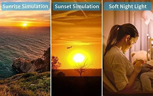 Despertador Inteligente Con Luz Ambiental Para Despertarse