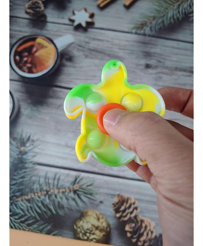 20 Packs Spinner Turtle Present Mini Rainbow Spinners Fidget