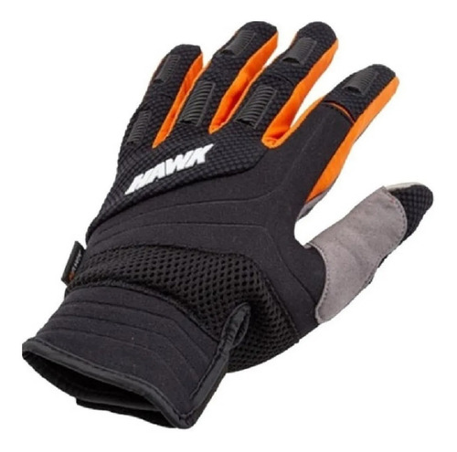 Imagen 8 de 8 de Guantes Hawk Fit Orange Riccia Motos