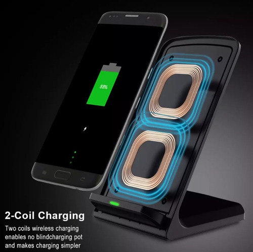 Cargador Inalámbrico Rapido Fast Charge Samsung S8 S9 Note 8