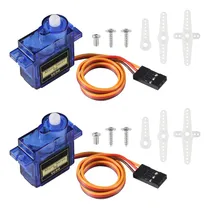 Comprar 2pcs Sg90 9g Servo Motor Micro Servo Metal Geared Motor Kit 