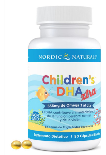 Children's Dha Xtra Nordic Suplemento Omega 3 Para Niños