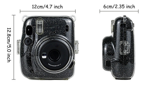 Imagen 3 de 3 de Funda Instantánea Para Cámara Instax Mini 11, Transparente