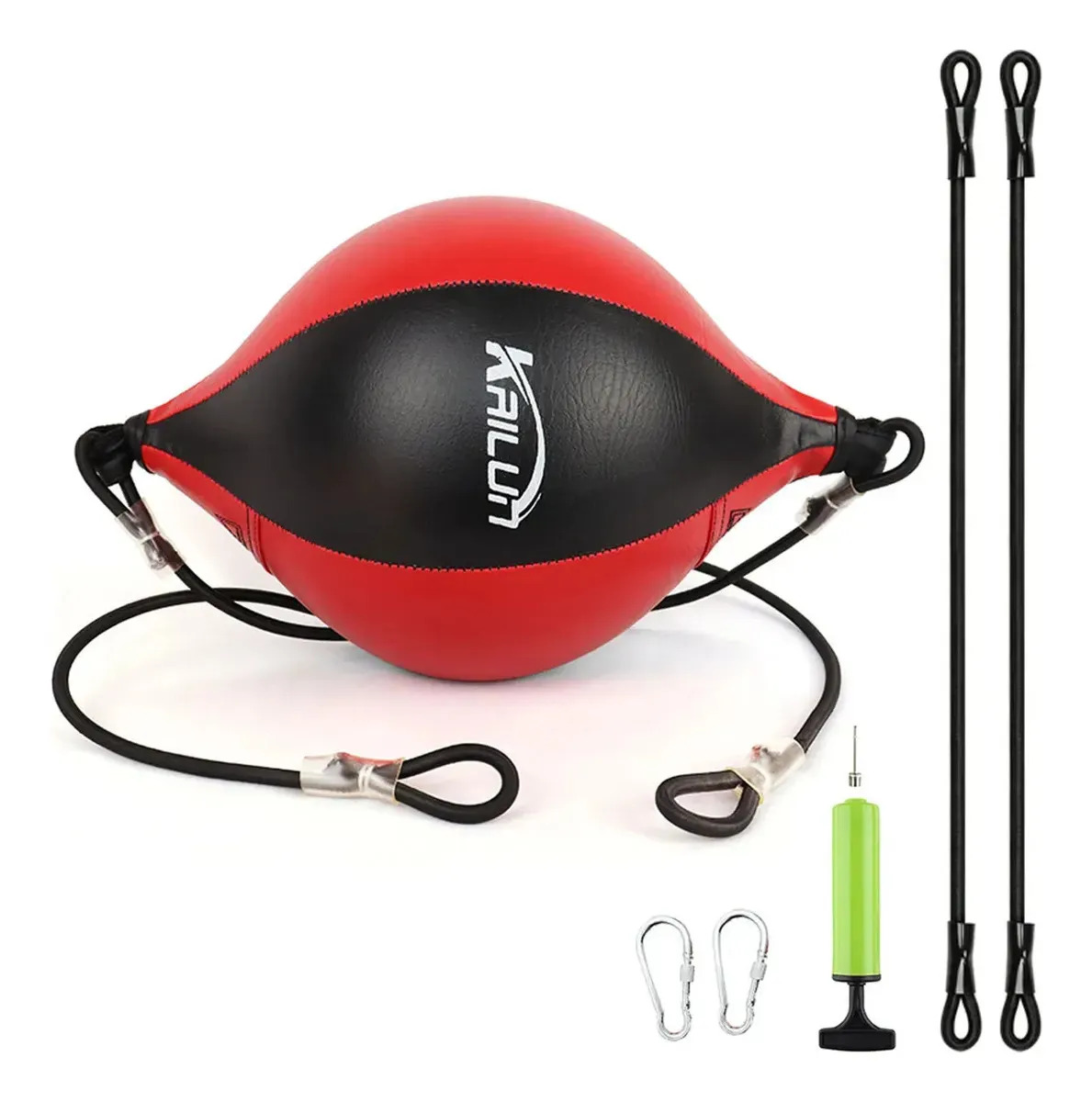 Bola Teto Solo Saco De Pancada Boxe Muay Thai Mma Treino Vermelho