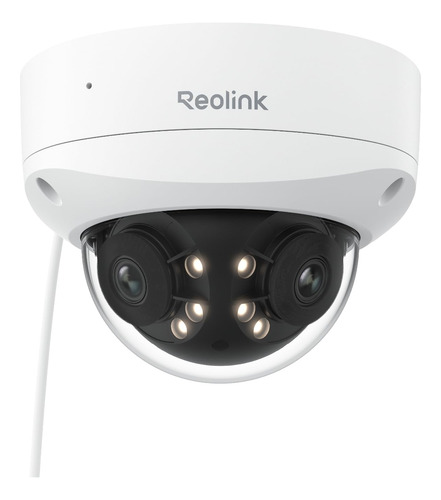 Cámara Ip Poe Reolink 4k 8mp Doble Lente Visión Nocturna Color
