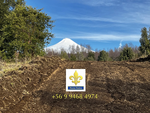 Parcela En Pucón En Venta. Amplias Vistas Al Lago Y Volcán