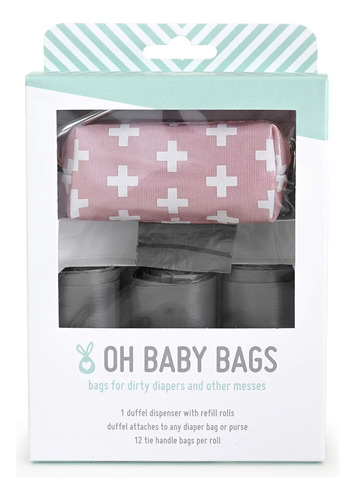 Oh Baby Bags Dispensador De Bolsas De Panales Sucias Suizas,