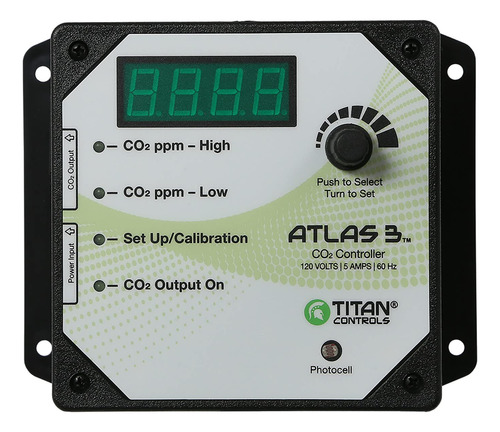 Titan Controls Monitor Y Controlador De Dixido De Carbono (c