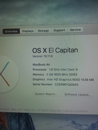 Osx El Capitan Macbook, Macbook Pro. Macbook Air.