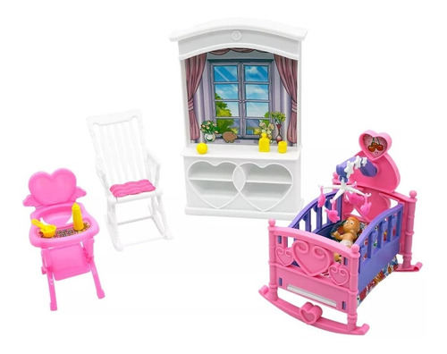 Cuarto De Bebe  Muebles De Muñecas Gloria ELG 24022