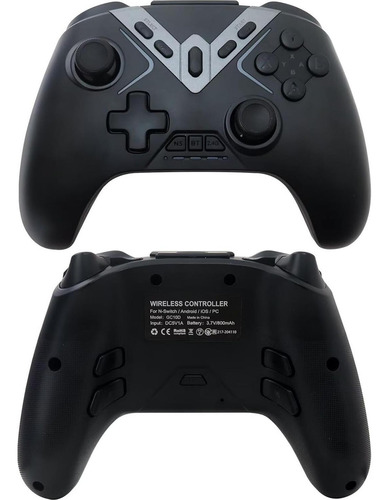 Controlador Kogunxu Dual Hall Effect Negro Para Pc Y Switch
