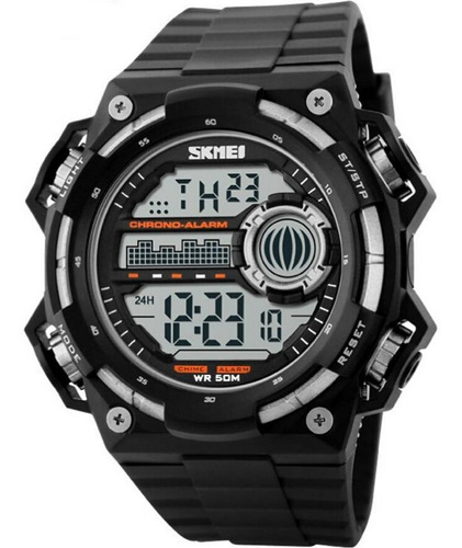 Relógio Masculino Skmei Digital Original 1115 Preto E Prata