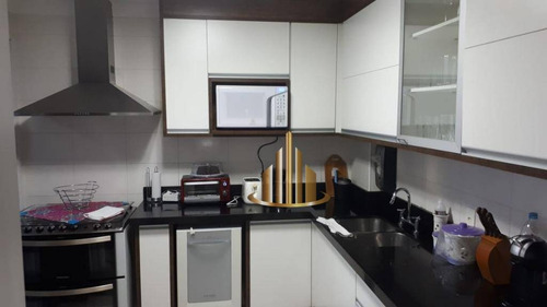 Apartamento Com 3 Dormitórios Sendo 1 Suíte À Venda, 156 M² Por R$ 1.370.000 - Alphaville - Barueri/sp - Ap1182