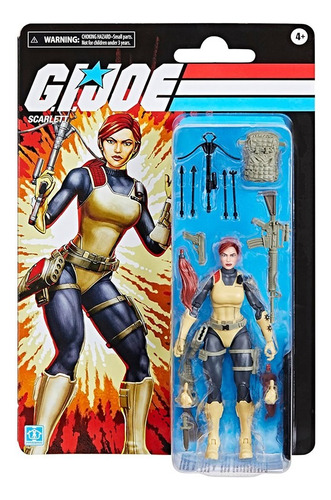 Figura Scarlett Gi Joe Classified Series Retro Card