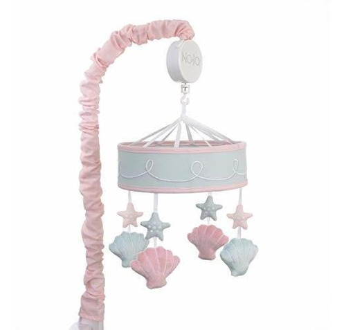 Nojo Sugar Reef Mermaid Whimsy Musical Mobile, Cambiador De 