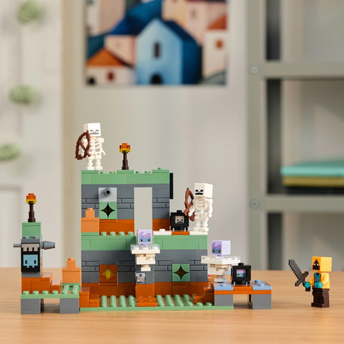 Lego® Minecraft® La Cámara De Desafío 21271; Set De Construc