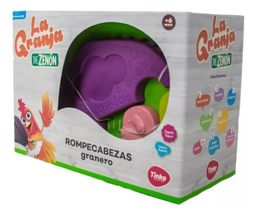 Encastre Rompecabezas Granero Zenón Tinko Multicolor