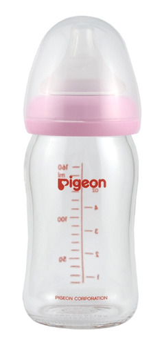 Pigeon Softouch Mamadera (vidrio) 160ml Rosado