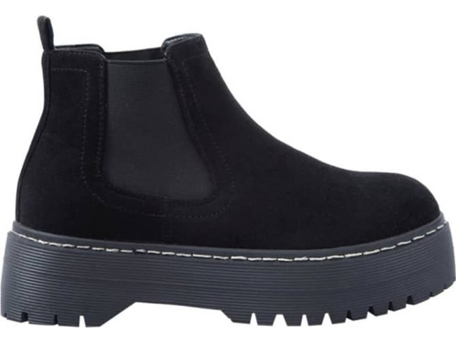 Bota Chelsea Pu Con Plataforma Mujer Goodyear Negro