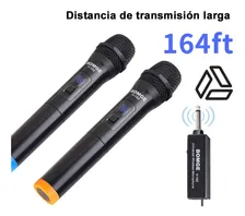 Imagen 2 del producto Bomge 2 Sistema De Micrófono Inalámbrico Con Receptor Vhf