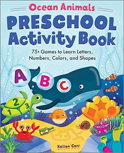 Ocean Animals Preschool Activity Book 75 Games To..., De Carr, Kai. Editorial Rockridge Press En Inglés