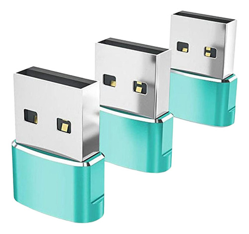 3 Convertidor Rápido De Enchufe Adaptador Tipo.1 A Usb