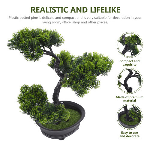 Árbol Bonsái Realista Árbol De Bonsái Artificial En Maceta