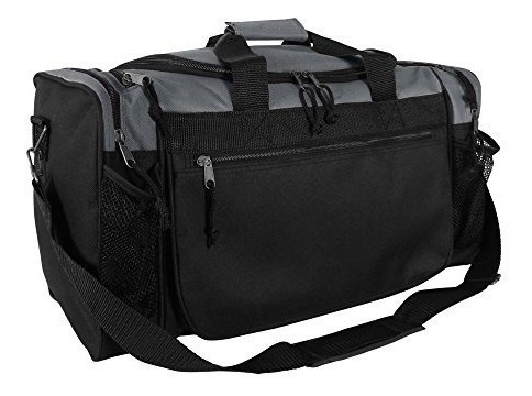 Dalix 19 Gym Duffel Bag Valuables Bolsillos Laterales Con Cr