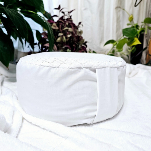 Zafu De Encaje Meditación, Almohada, Yoga. C/relleno