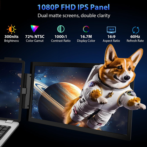 Extensor De Pantalla De La Computadora Portátil Triple 14 Y