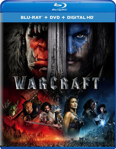 Warcraft Blu-ray + Dvd + Digital Hd Edicion Importada